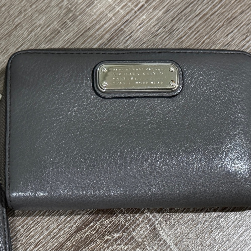 Marc by Marc Jacobs Charcoal Leather Wallet